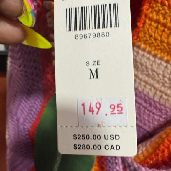 FARM Rio Multicolor Striped Mini Dress - Picture 3 of 4